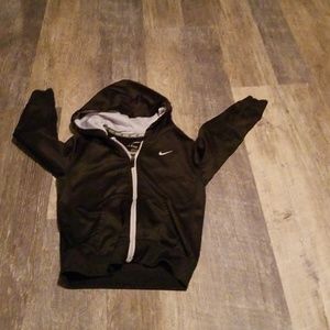 Black zip up sweatshirt